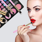 Professional Makeup Brush Set – Soft Synthetic Bristles with Pink Handles (Face & Eye Brushes)