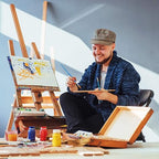 Professional Artist Paint Brush Set – 10 Pieces Nylon Hair Brushes for Acrylic, Oil & Watercolor