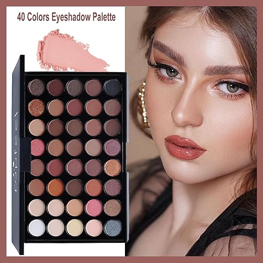 ALL YOUR EYES – 50+ Shades Pro Eye Makeup Kit with Eyeshadow Palette, Eyeliner, Brow Pencil, Mascara & Eye Tools