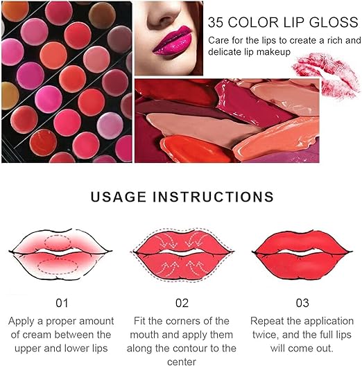 All-in-One Professional Mega Makeup Palette – 180+ Colors Full Glam Kit with Blush, Lip Shades, Brushes & Carry Bag