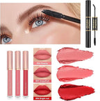 Complete 20-in-1 Beauty Glam Kit – Eyeshadow, Face Brushes, Primer, Concealer, Lip Gloss Set & Travel Pouch