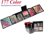 All-in-One Professional Mega Makeup Palette – 180+ Colors Full Glam Kit with Blush, Lip Shades, Brushes & Carry Bag
